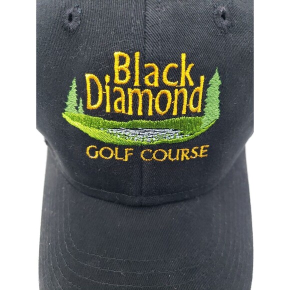 Black Diamond Golf Course Hat Cap Adjustable OTTO COLLECTION - Picture 7 of 10